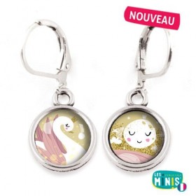 Boucles d'oreille pendantes...