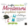 Le coffret écriture-lecture Montessori des graphèmes rugueux de Balthazar