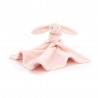Petit lapin Bashful avec doudou