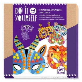 8 masques mosaïques à...