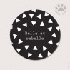 Magnet rond - Belle et rebelle