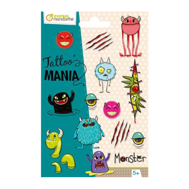 Tatouages : Tattoo Mania - Monstres Tatouages : Tattoo Mania - Monstres