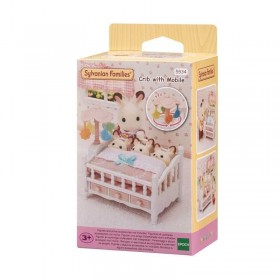 Le lit de bébé et mobile -...