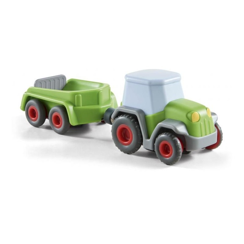 Tracteur avec remorque verte à friction