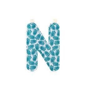 Lettre en tissu N