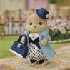 La valisette de mode et grande soeur chien caramel - Sylvanian Families