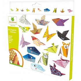 Pochette 18 origamis Animaux