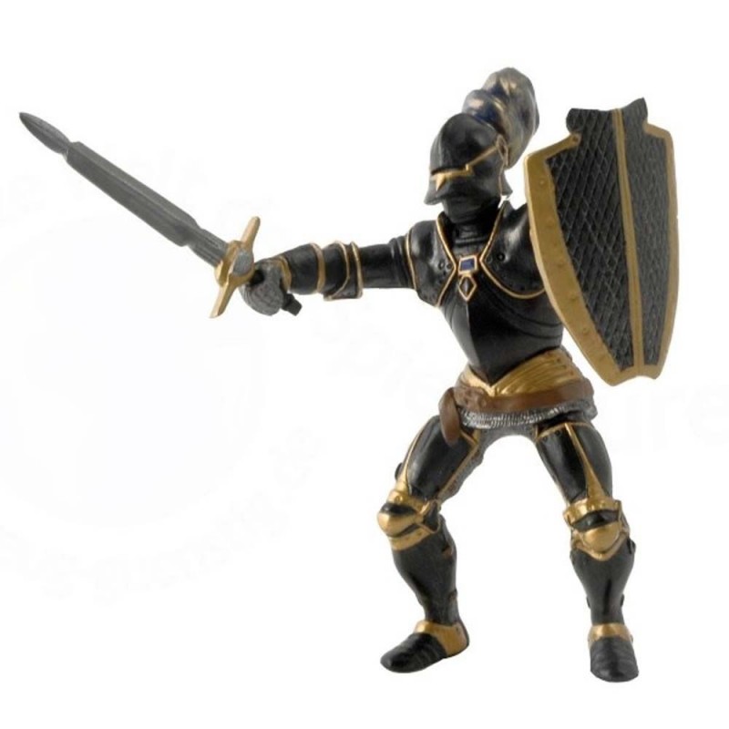 Chevalier en armure noire - Le monde médiéval Chevalier en armure noire - Le monde médiéval
