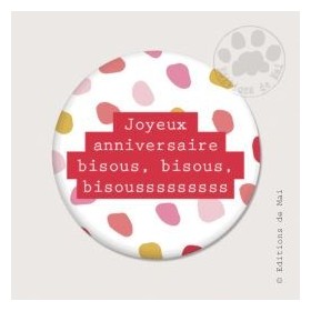 Magnet rond - Joyeux...