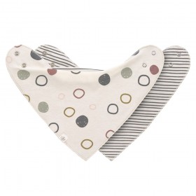 Lot de 2 bandanas GOTS avec...