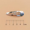 Barrette étoile filante en acétate - Nacre, glitter