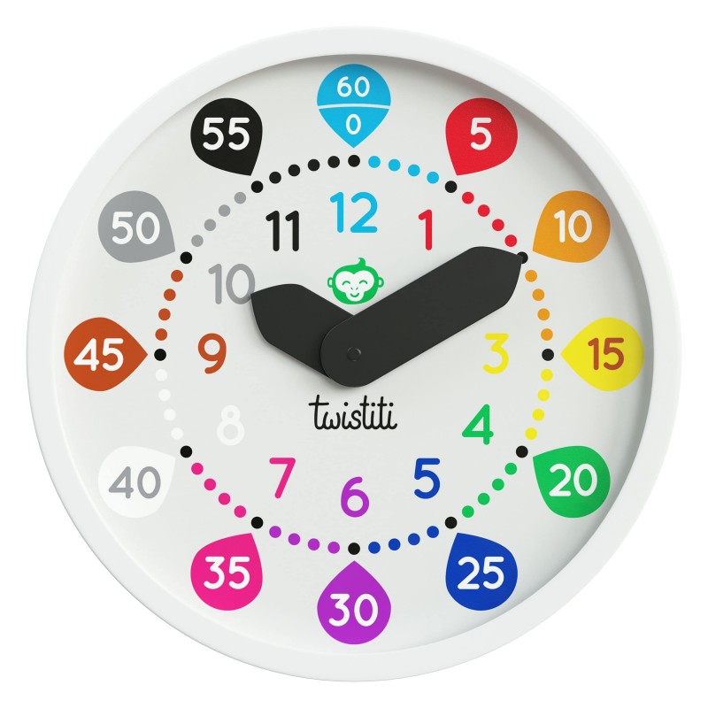 Horloge chiffres Twistiti