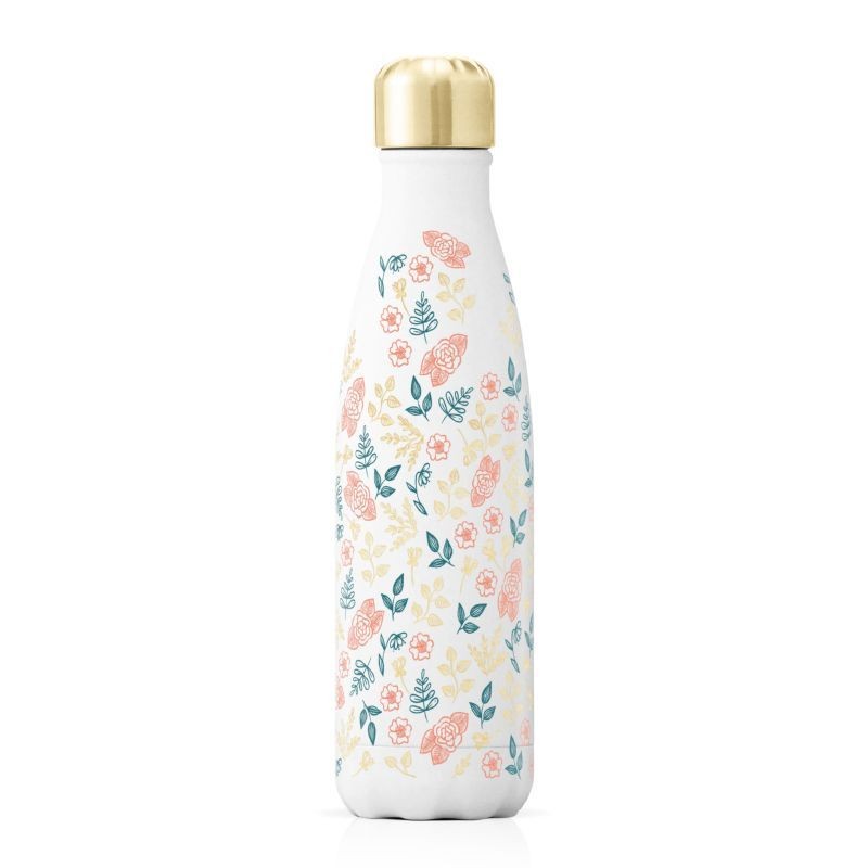 Bouteille isotherme 500 ml - Floral