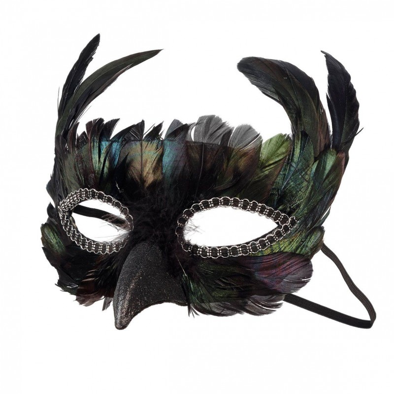 Masque corbeau (Halloween)