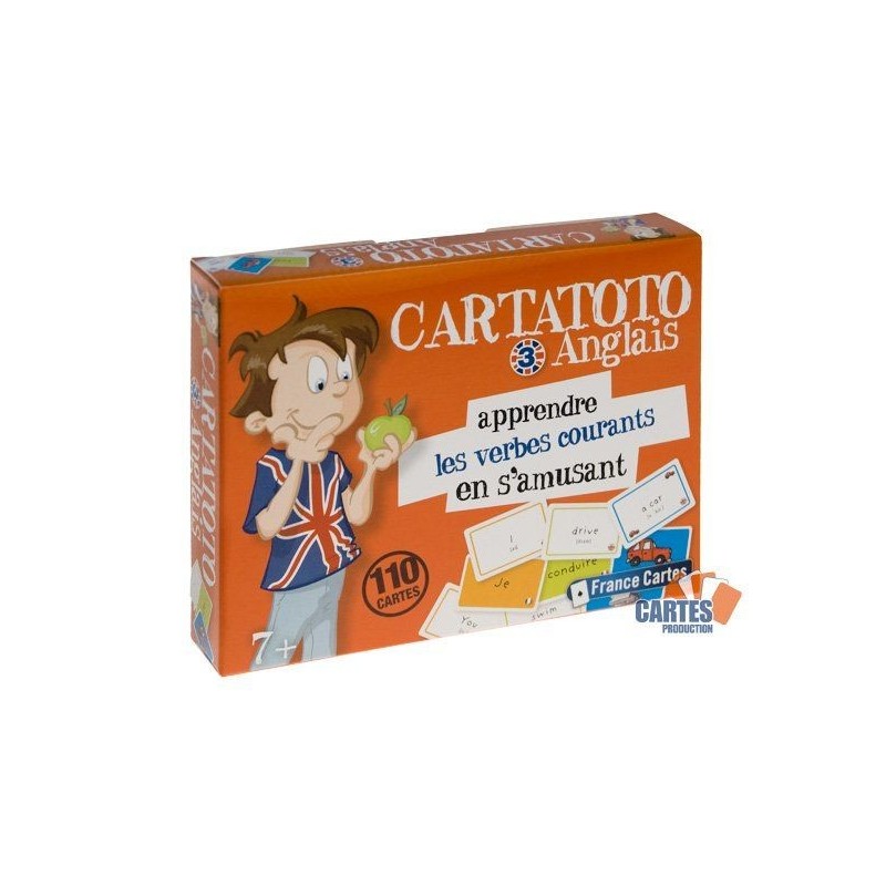 Cartatoto Anglais - Les verbes courants