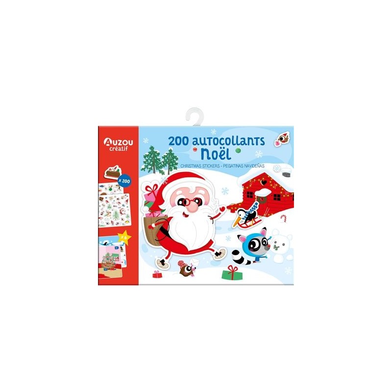 200 autocollants Noël NED - Ma pochette d'artiste