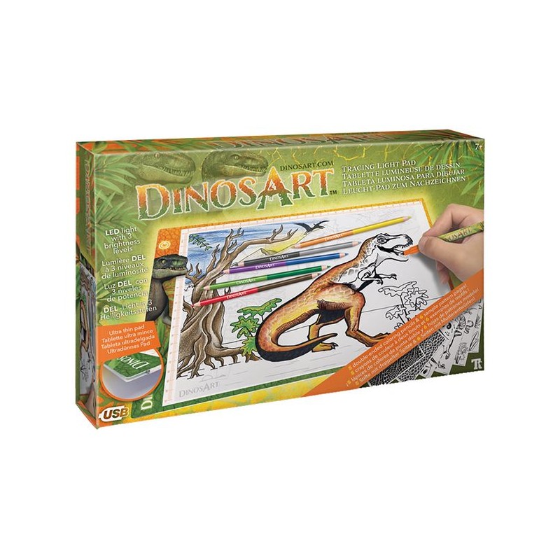 DinosArt - Tablette lumineuse de dessin LED