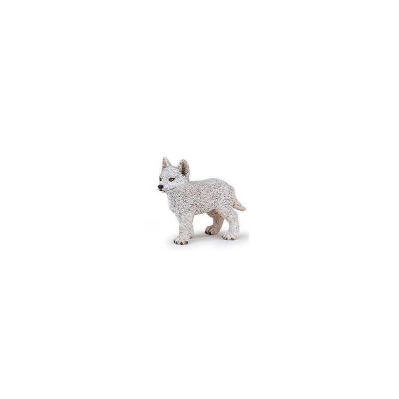 Jeune loup polaire - La vie sauvage