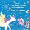 Livre sonore et lumineux - Les licornes