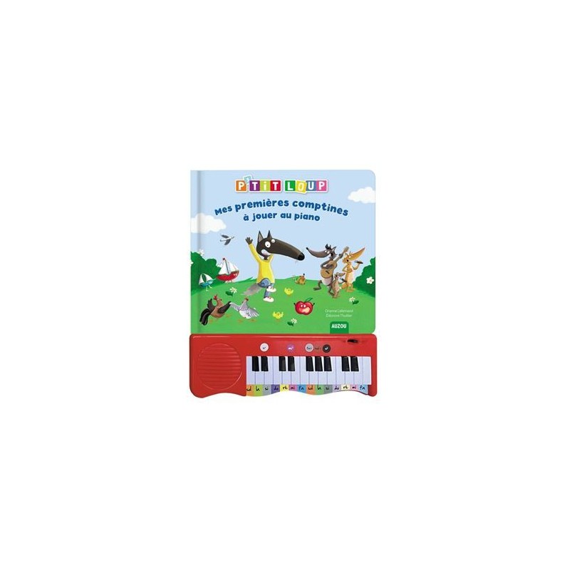 Mon livre piano - Mes premières comptines à jouer au piano - P'tit