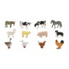 Collecta Mini - Set de 12 animaux de la ferme
