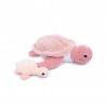 Sauvenou Tortue "maman bébé" rose - Collection Ptipotos