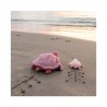 Sauvenou Tortue "maman bébé" rose - Collection Ptipotos