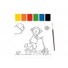 Peinture palette magique - Les Popipop