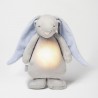 Moonie - Veilleuse lapin bruits blancs - Gris et bleu