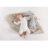 Moonie - Veilleuse lapin bruits blancs - Gris et rose