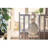 Moonie - Veilleuse lapin bruits blancs - Gris et rose