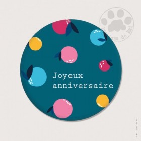 Magnet rond - Joyeux...