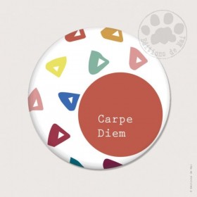 Magnet rond - Carpe Diem
