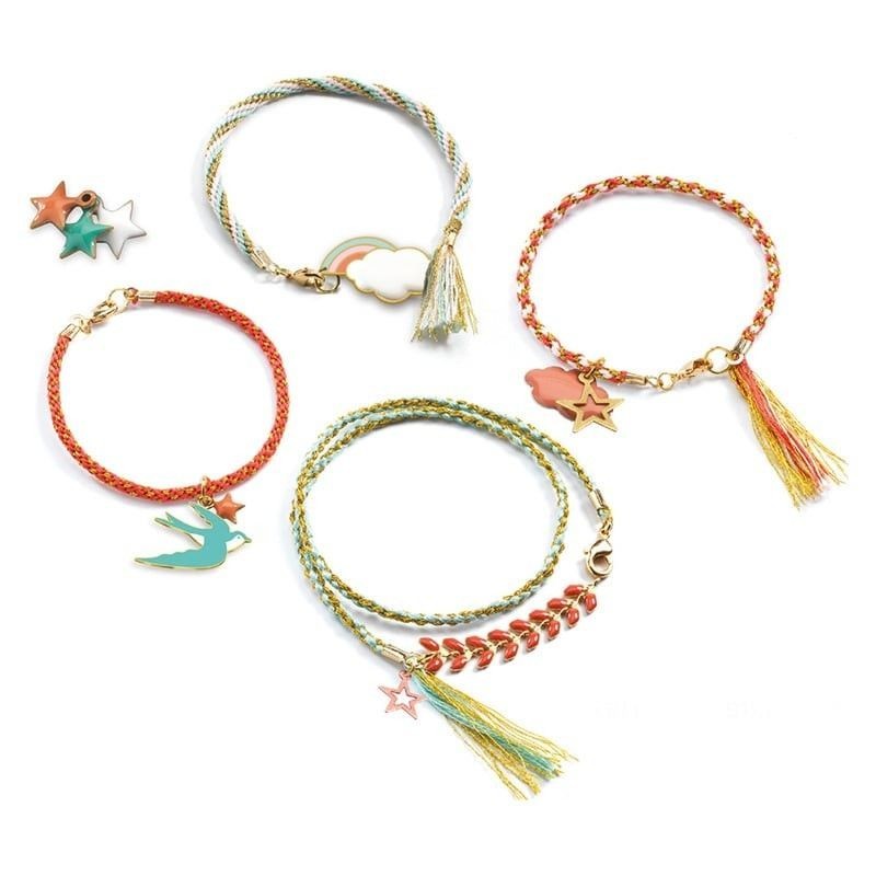 Bracelets Kumihimo - C?�leste