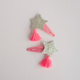 Set de 2 barrettes étoile