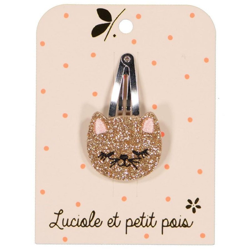 Barrette chaton - Glitter or