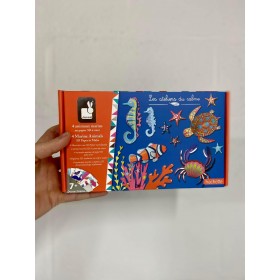 4 animaux marins en papier...