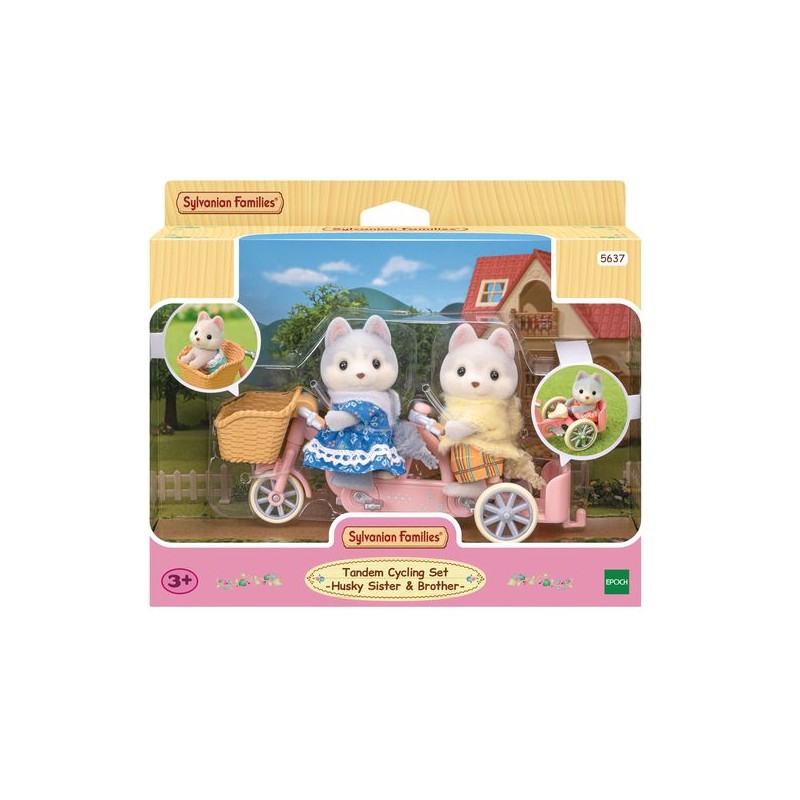 Le tandem des frères et soeurs Husky - Sylvanian Families