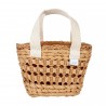 Panier Maaike naturel et blanc cassé