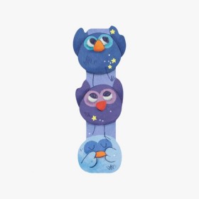 Lettre poussins I (violet)