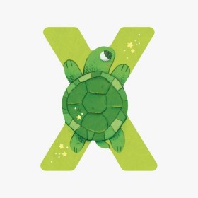 Lettre tortue X