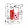 Coffret duo Holidays - Rollette fraise + vernis cookie