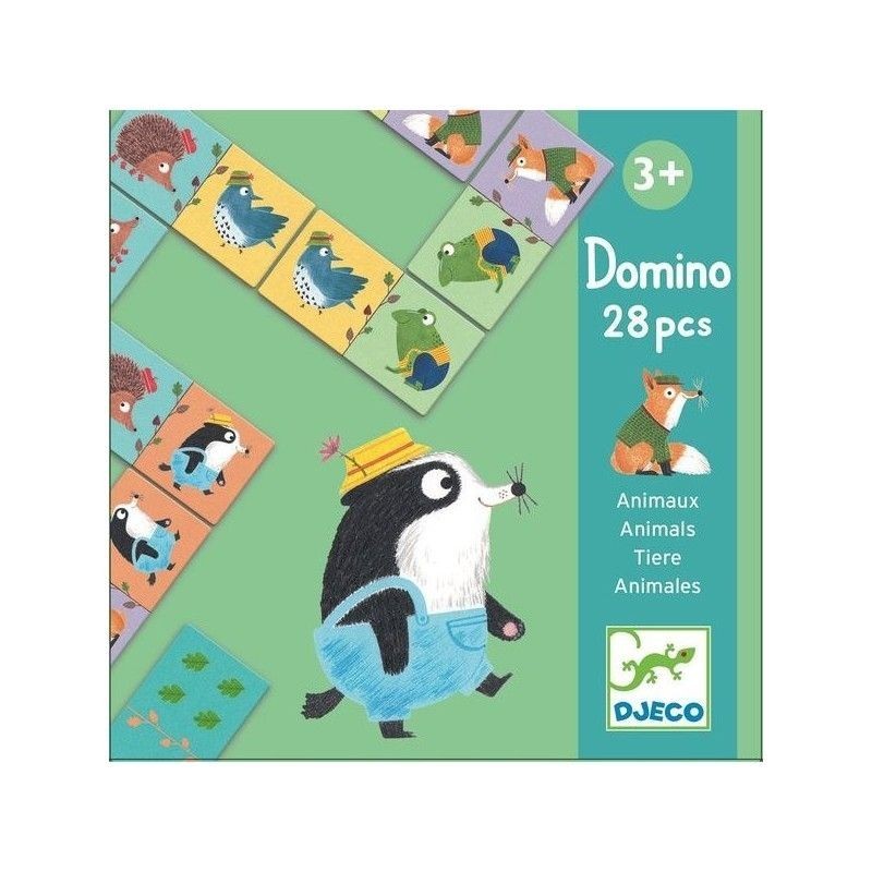 Domino 28 pcs - Animaux