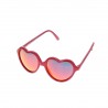 Lunettes de soleil coeurs - Rouge