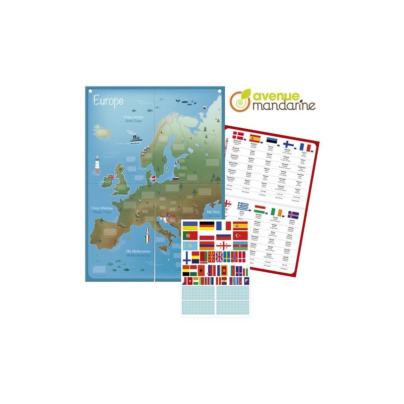 Boite créative - Apprendre les drapeaux Boite créative - Apprendre les drapeaux