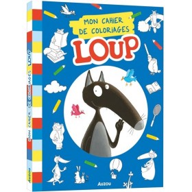 Mon cahier de coloriages Loup