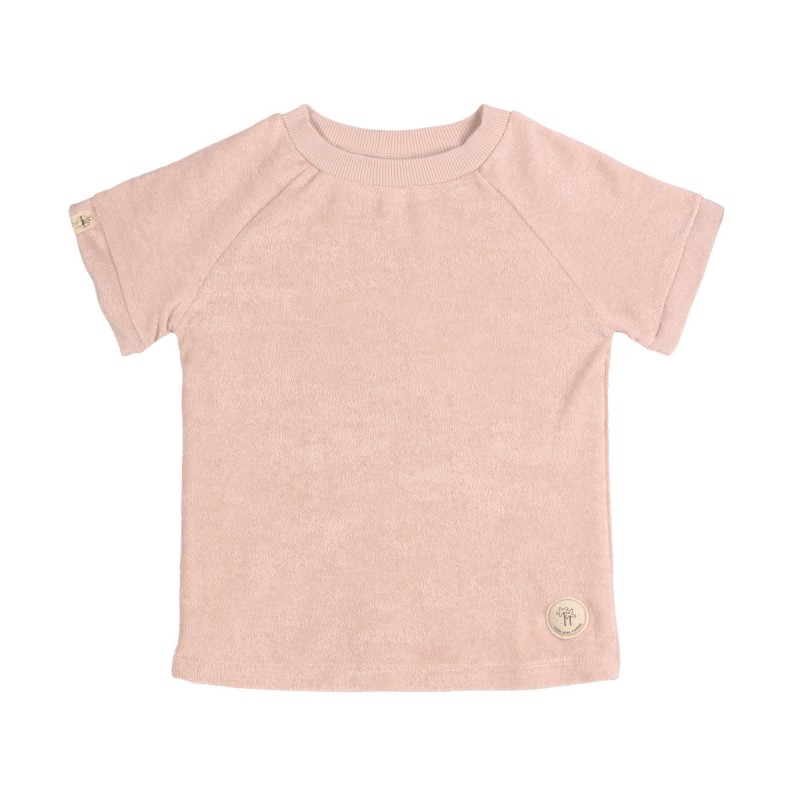T-shirt en tissu éponge - Rose poudré 7-12 mois