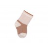 Chaussettes assorties GOTS - Rose poudré/caramel T 23-26 (Lot de 3)