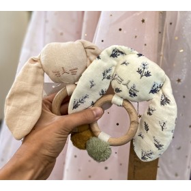Anneau lapin baby rosie