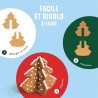 Emporte-pièces biscuits de Noël 3D